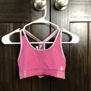 Girls L Under Armor Sports Bra